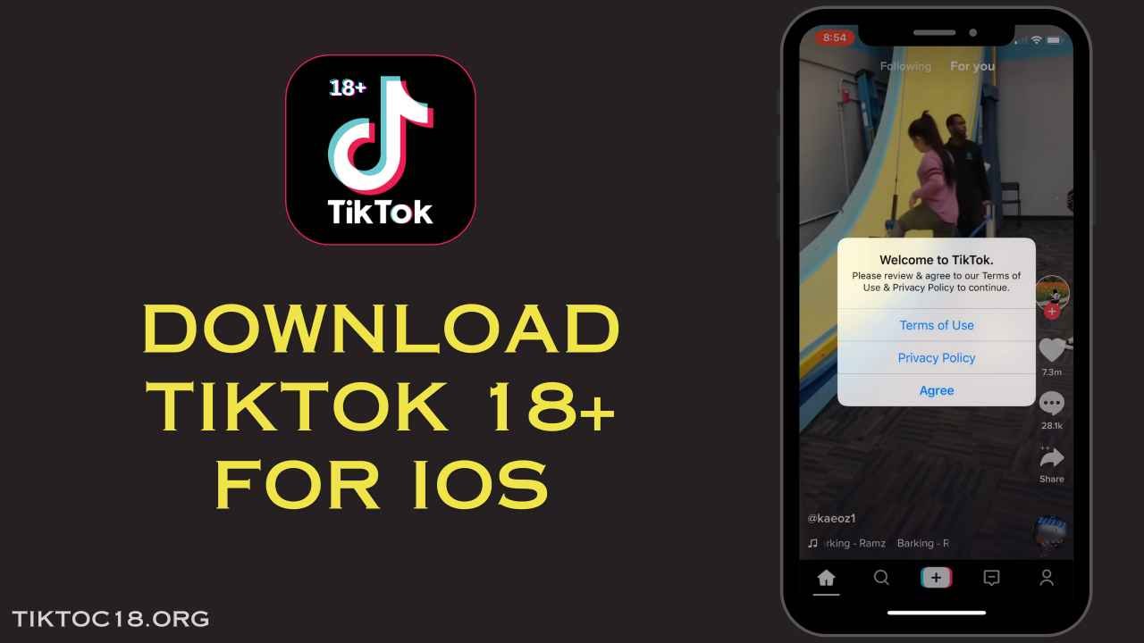 TikTok 18+ para iOS